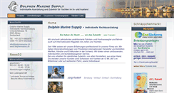 Desktop Screenshot of dolphinmarine.ch